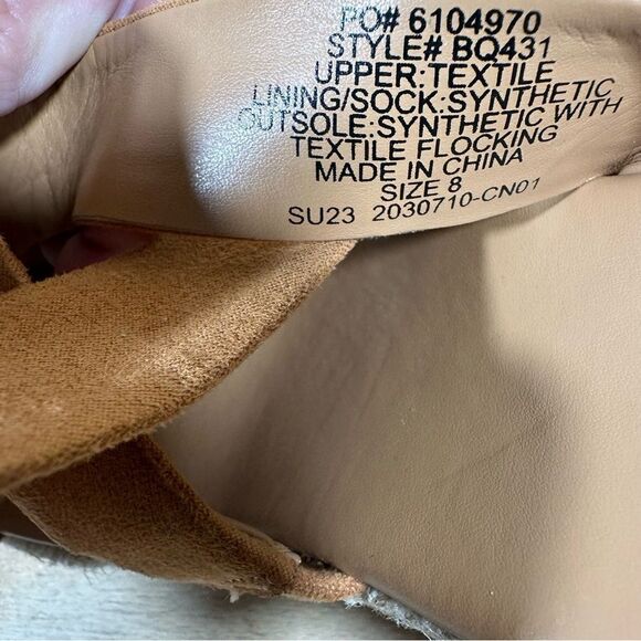 J Crew Wedge Sandals Women’s Size 8 - Picture 7 of 8